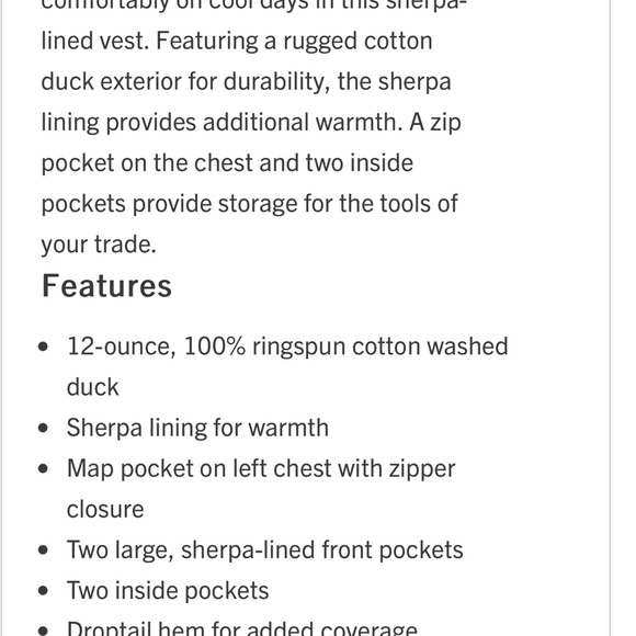 Men’s Carhartt Vest NWT size L - Picture 10 of 10